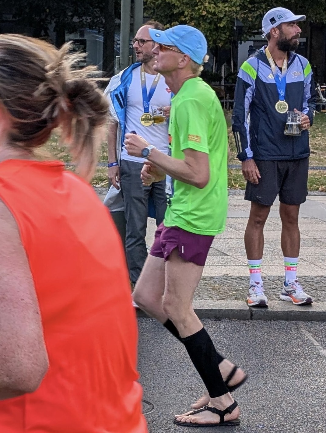 Axel Hirtzbruch beim Berlin Marathon 2024.